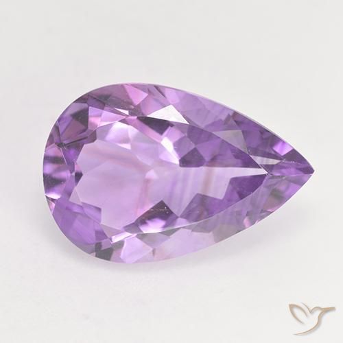 4.78ct طبيعي بنفسجي وردي جمشت, شكل الكمثرى, VVS-VS