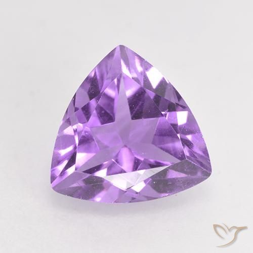 1.52ct طبيعي بنفسجى متوسط جمشت, مثلثى, قليلا جدا