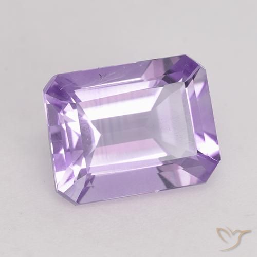 2.18ct طبيعي بنفسجى متوسط جمشت, قص الزمرد, قليلا جدا