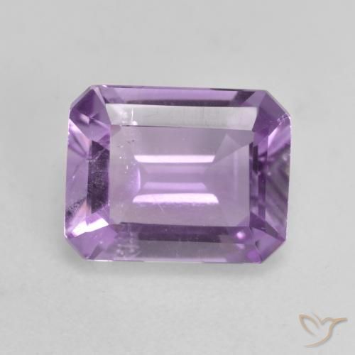 1.81ct طبيعي بنفسجى سوسنى جمشت, قص الزمرد, قليلا جدا