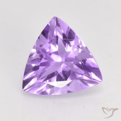 1.60ct طبيعي بنفسجى متوسط جمشت, مثلثى, قليلا جدا