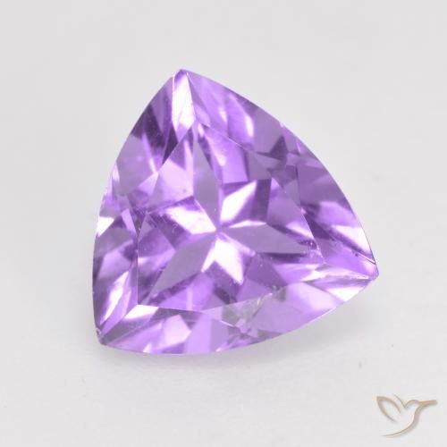 1.63ct طبيعي بنفسجى متوسط جمشت, مثلثى, قليلا جدا