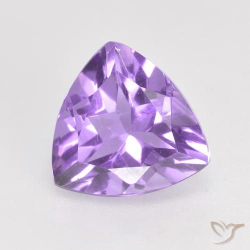 1.62ct طبيعي بنفسجى متوسط جمشت, مثلثى, VVS-VS