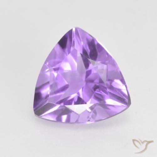 1.60ct طبيعي بنفسجى متوسط جمشت, مثلثى, VVS-VS