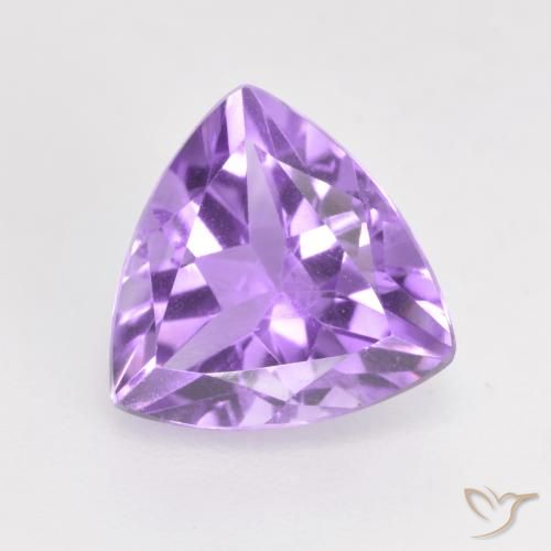 1.69ct طبيعي بنفسجى سوسنى غامق جمشت, مثلثى, VVS-VS