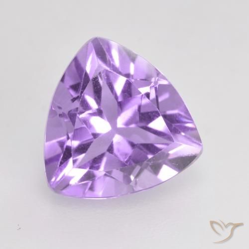 1.86ct طبيعي بنفسجى سوسنى غامق جمشت, مثلثى, VVS-VS