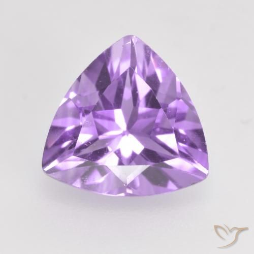 1.58ct طبيعي بنفسجى متوسط جمشت, مثلثى, قليلا جدا