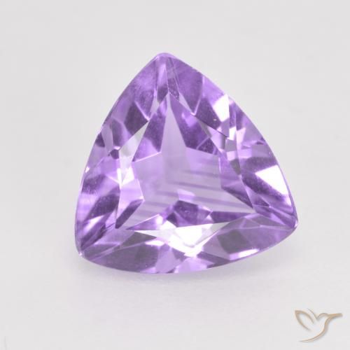 1.44ct طبيعي بنفسجى متوسط جمشت, مثلثى, قليلا جدا