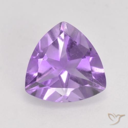 1.56ct طبيعي بنفسجى متوسط جمشت, مثلثى, قليلا جدا