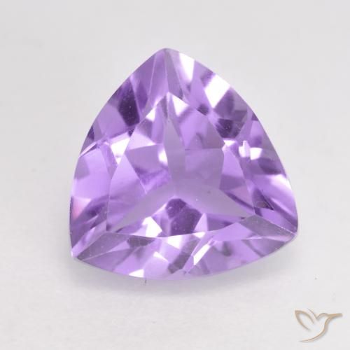1.65ct طبيعي بنفسجى متوسط جمشت, مثلثى, قليلا جدا