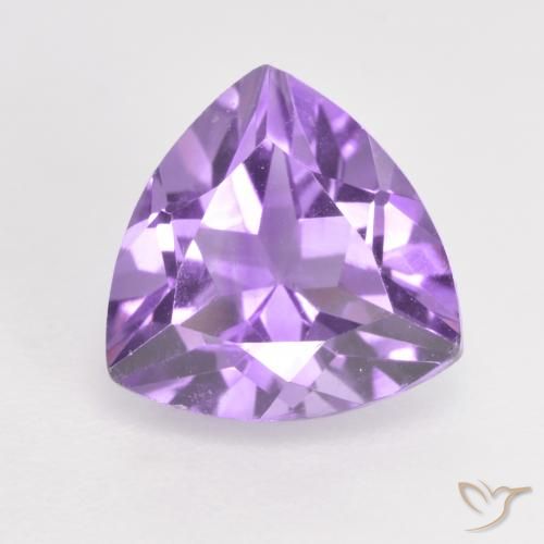 1.67ct طبيعي بنفسجى سوسنى جمشت, مثلثى, قليلا جدا