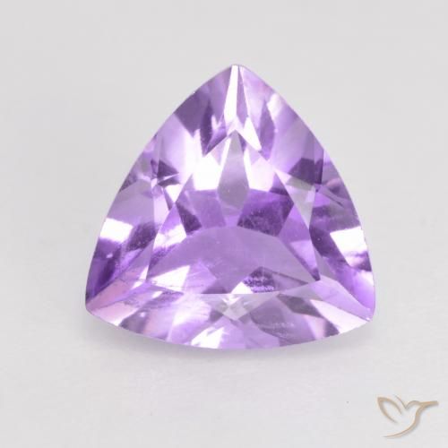 1.51ct طبيعي بنفسجى متوسط جمشت, مثلثى, قليلا جدا