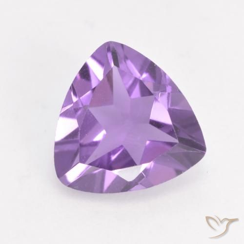 1.44ct طبيعي بنفسجى سوسنى جمشت, مثلثى, قليلا جدا