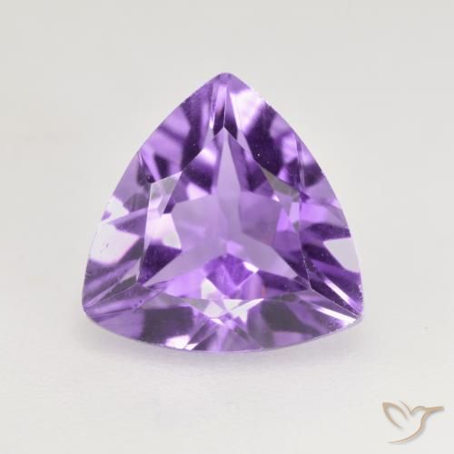 1.45ct طبيعي بنفسجى متوسط جمشت, مثلثى, قليلا جدا