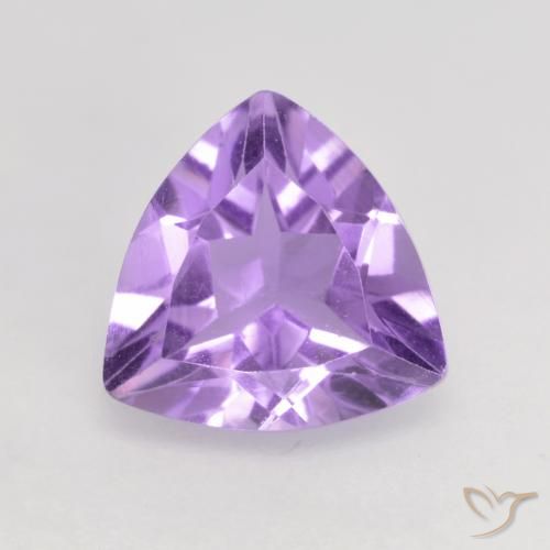 1.53ct طبيعي بنفسجى متوسط جمشت, مثلثى, قليلا جدا