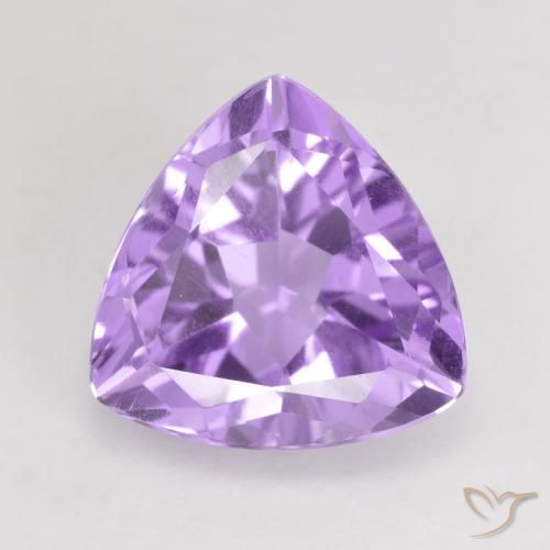 2.89ct طبيعي بنفسجى متوسط جمشت, مثلثى, VVS-VS
