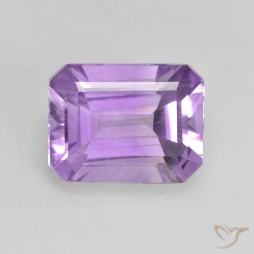 1.97ct طبيعي بنفسجى متوسط جمشت, قص الزمرد, VVS-VS