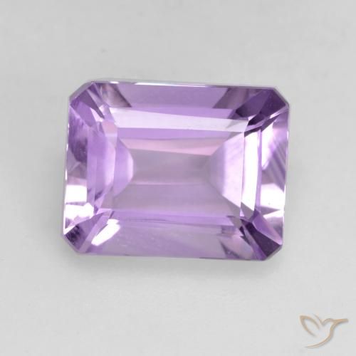 2.17ct طبيعي بنفسجى متوسط جمشت, قص الزمرد, VVS-VS