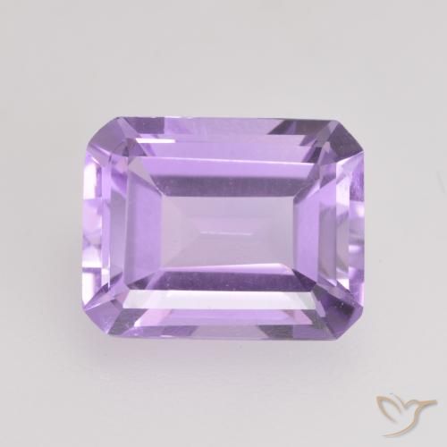2.10ct طبيعي بنفسجى متوسط جمشت, قص الزمرد, VVS-VS