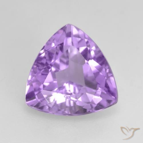 2.94ct طبيعي بنفسجى متوسط جمشت, مثلثى, قليلا جدا