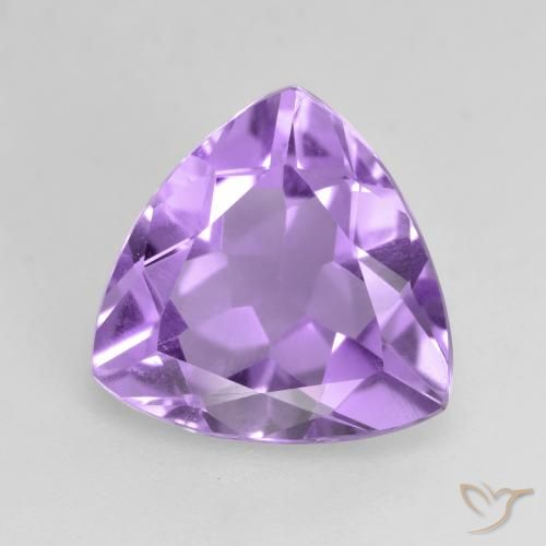 2.60ct طبيعي بنفسجى متوسط جمشت, مثلثى, قليلا جدا