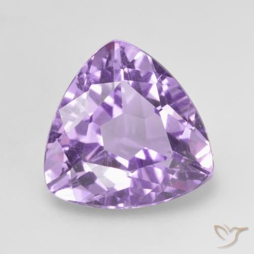 3.06ct طبيعي بنفسجى متوسط جمشت, مثلثى, VVS-VS
