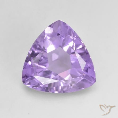 2.66ct طبيعي بنفسجى متوسط جمشت, مثلثى, VVS-VS