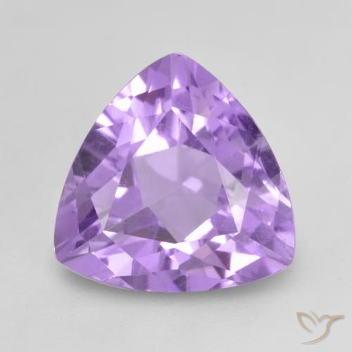 3.03ct طبيعي بنفسجى متوسط جمشت, مثلثى, VVS-VS