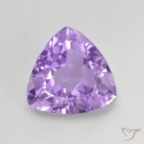 2.96ct طبيعي بنفسجى متوسط جمشت, مثلثى, VVS-VS