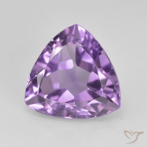 3.16ct طبيعي بنفسجى متوسط جمشت, مثلثى, VVS-VS