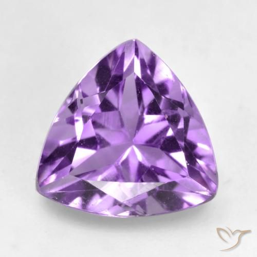 1.59ct طبيعي بنفسجى أرجوانى متوسط جمشت, مثلثى, VVS-VS