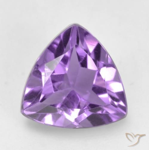 1.56ct طبيعي بنفسجى متوسط جمشت, مثلثى, VVS-VS