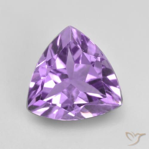 1.57ct طبيعي بنفسجى أرجوانى متوسط جمشت, مثلثى, VVS-VS