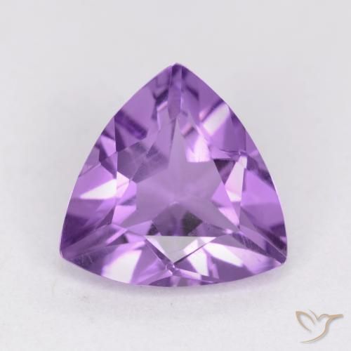 1.68ct طبيعي بنفسجى أرجوانى غامق جمشت, مثلثى, قليلا جدا