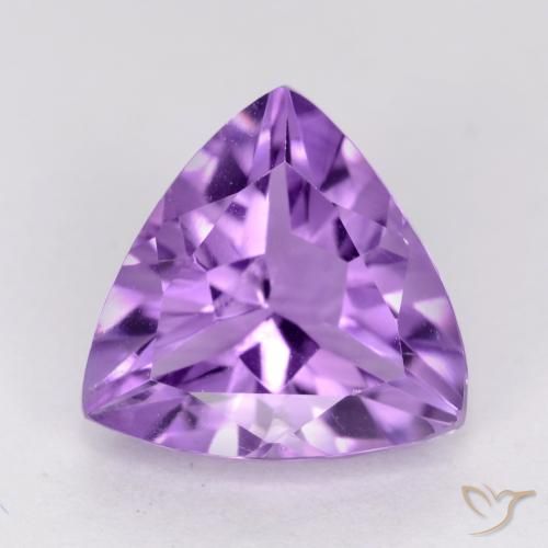 2.07ct طبيعي بنفسجى متوسط جمشت, مثلثى, قليلا جدا