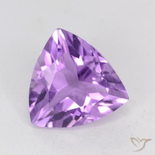 2.08ct طبيعي بنفسجى متوسط جمشت, مثلثى, قليلا جدا