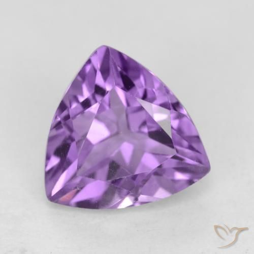 2.33ct طبيعي بنفسجى متوسط جمشت, مثلثى, VVS-VS