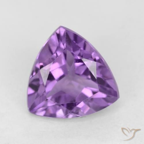 2.34ct طبيعي بنفسجى متوسط جمشت, مثلثى, VVS-VS