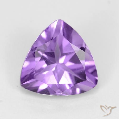 2.12ct طبيعي بنفسجى غامق جمشت, مثلثى, VVS-VS