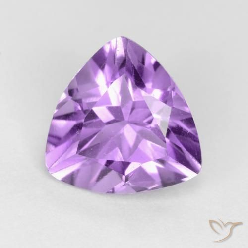 1.99ct طبيعي بنفسجي أرجواني جمشت, مثلثى, VVS-VS