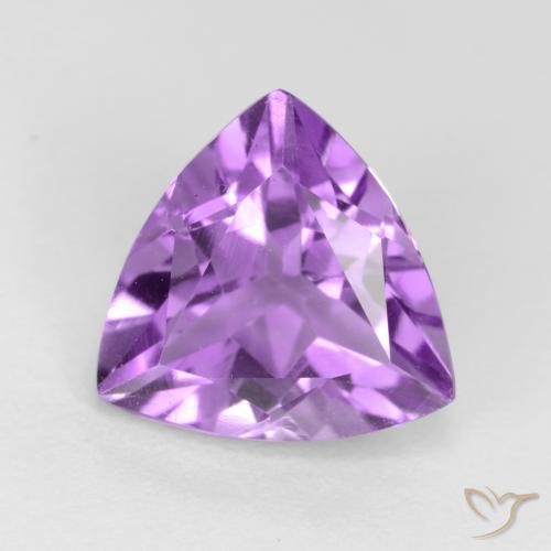 2.19ct طبيعي بنفسجى أرجوانى غامق جمشت, مثلثى, VVS-VS