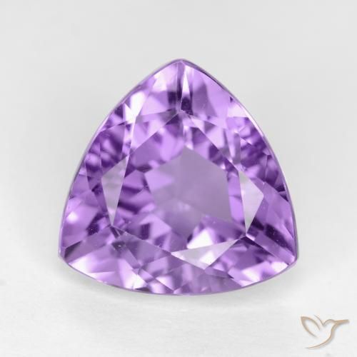 2.94ct طبيعي بنفسجى غامق جمشت, مثلثى, قليلا جدا