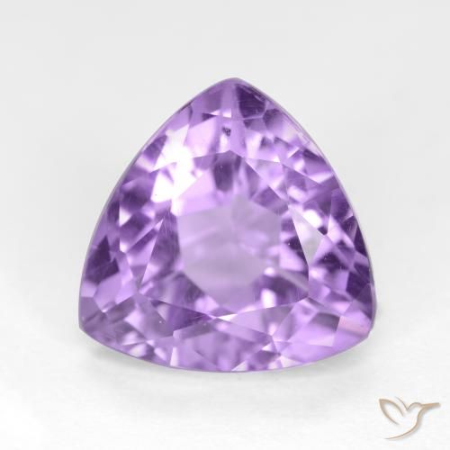 3.21ct طبيعي بنفسجى متوسط جمشت, مثلثى, قليلا جدا