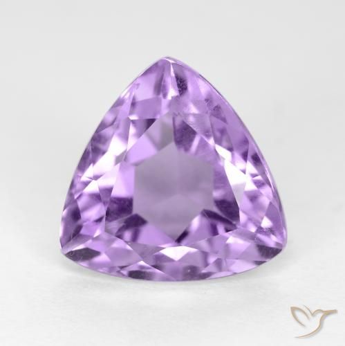 3.08ct طبيعي بنفسجي وردي جمشت, مثلثى, قليلا جدا