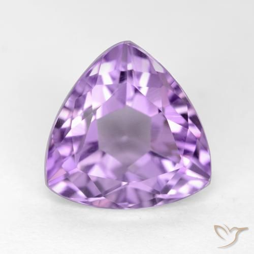 3.14ct طبيعي بنفسجى متوسط جمشت, مثلثى, قليلا جدا
