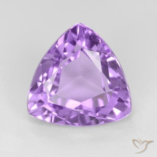2.91ct طبيعي بنفسجى متوسط جمشت, مثلثى, قليلا جدا