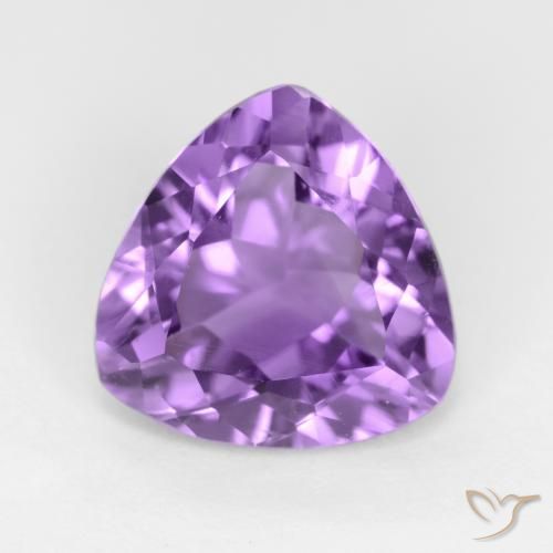 2.50ct طبيعي بنفسجى غامق جمشت, مثلثى, قليلا جدا