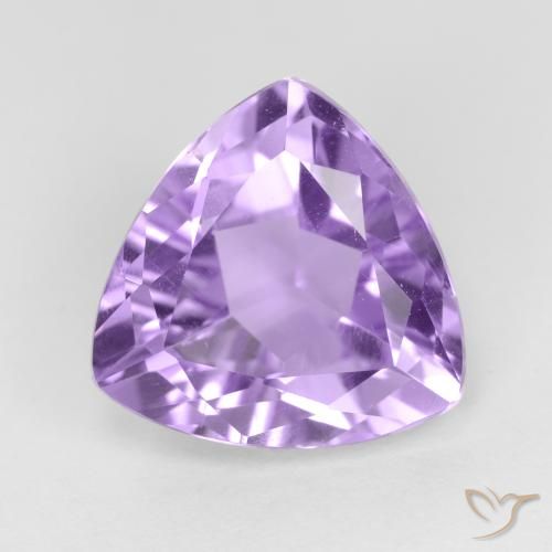 2.97ct طبيعي بنفسجى متوسط جمشت, مثلثى, قليلا جدا