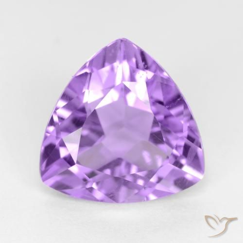 3.08ct طبيعي بنفسجي وردي جمشت, مثلثى, قليلا جدا