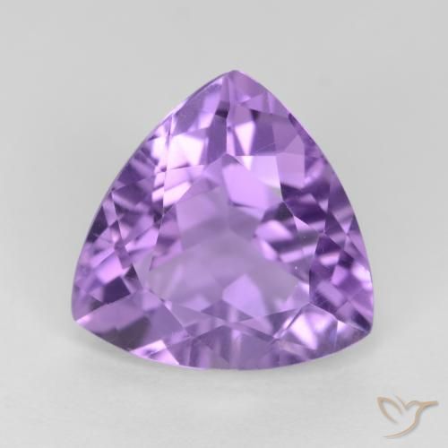 3.04ct طبيعي بنفسجى غامق جمشت, مثلثى, قليلا جدا